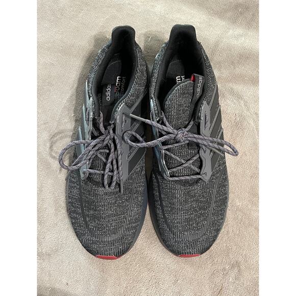 Adidas Cloudfoam Comfort Men Sneakers Size 11 Grey Black Causal Athletic Walking - Picture 6 of 7